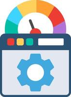 Bandwidth Flat Illustration Design vector