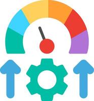 Gauge Flat Illustration Design vector