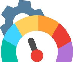 Indicator Flat Illustration Design vector