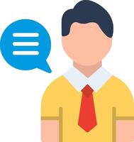 Assistant Flat Illustration Design vector