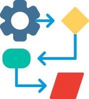 Programming process Flat Illustration Design vector
