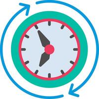 Queue Flat Illustration Design vector