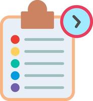 Task list Flat Illustration Design vector