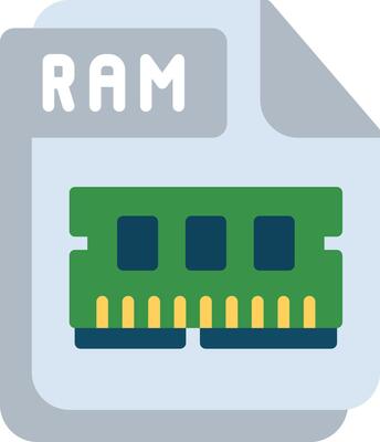 RAM Flat Illustration Design