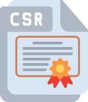 CSR Flat Illustration Design vector