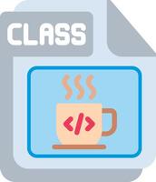 CLASS Flat Illustration Design vector