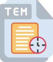 TMP Flat Illustration Design vector