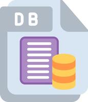 DB Flat Illustration Design vector