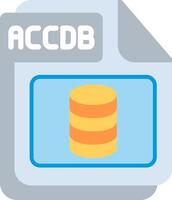 ACCDB Flat Illustration Design vector