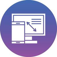 Responsive Design Illustration Icon vector