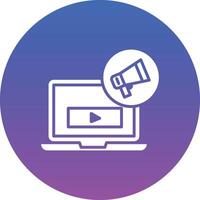 Broadcast Marketing Illustration Icon vector