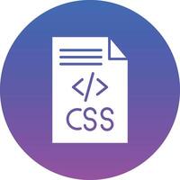 CSS Code Illustration Icon vector