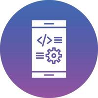 App Development Illustration Icon vector