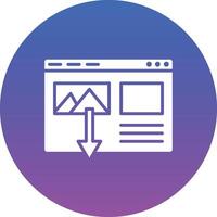 Landing Page Illustration Icon vector