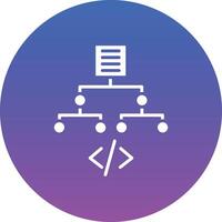 Algorithm Illustration Icon vector