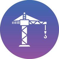 Crane Illustration Icon vector