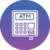 ATM Illustration Icon vector