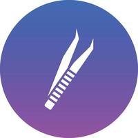 Tweezers Illustration Icon vector