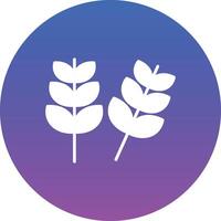 Wheat Illustration Icon vector