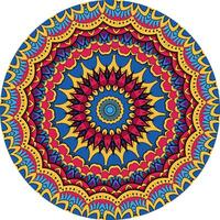 Radiating Mandala Design for Creative Projects and Zen Spaces vector
