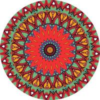 Detailed Mandala with Cool-Toned Patterns vector