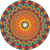Dynamic Mandala Artwork with Nature Themes vector