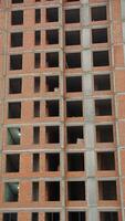 Brick Multi Story Building with Open Window Frames video
