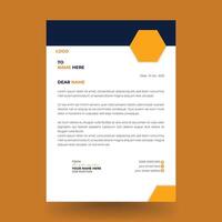 Modern clean and Professional Letterhead design Template with blcak and red. vector