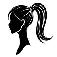 How to Achieve the Perfect Sleek Ponytail Look vector