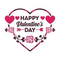 Loving Text Messages for a Perfect Happy Valentines Day Wish vector