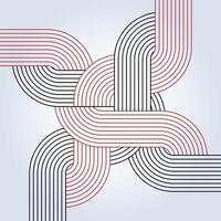 Bauhaus pattern, Abstract Geometric Linear background design, template concept design vector