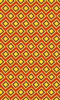 a red and yellow pattern with squares vector