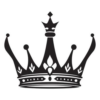 blanco antecedentes Rey o reina símbolo vector