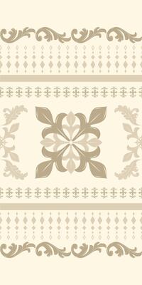 Glamorous Fleur de lis Gold Theme on Beige Background Pattern - Seamless Illustration for Elegant Textile Design for wrapping, silk, scarf, background, textile, carpet, rug, texture, hand draw