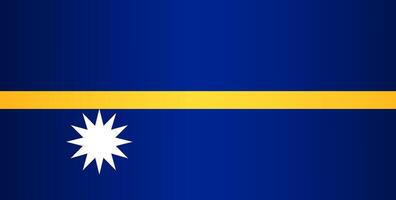 National flag of Nauru vector