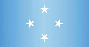 National flag of Micronesia vector