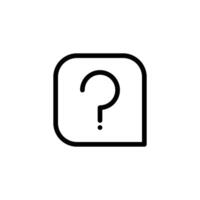 Question mark icon. Help icon. vector