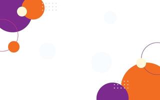 Geometric Abstract Background. Rounded shape backdrop vector