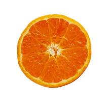 whole fresh orange isolated element photo