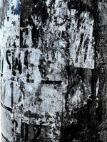 Dull poster on the wall photo