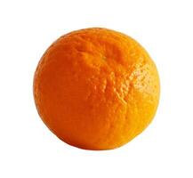 whole fresh orange isolated element photo