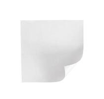 blank white folded paper mockup photo