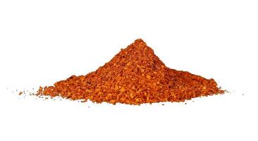 chili with powder isolated photo