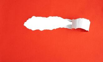 hole torn paper copy space photo