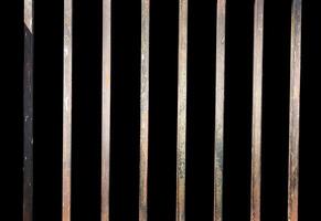 Metal Fence isolated for design element photo