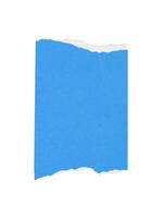blue torn paper element photo