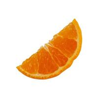 whole fresh orange isolated element photo