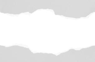 Tear of blank paper copy space photo