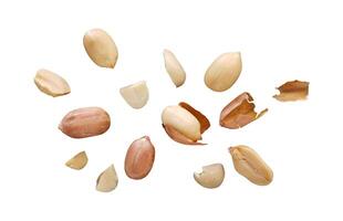 spread of peanut isolated photo