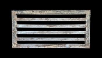 The sewer water cover isolated photo